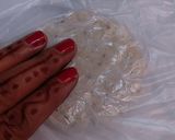 A picture of step 6 of Sabudana Thalipeeth.