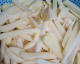 A picture of step 1 of KFC STYLE CRUNCHY FRENCH FRIES😋.