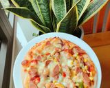 Hình bước làm 7 của món Chia sẻ cách làm pizza đơn giản tại nhà