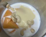 A picture of step 2 of Musk melon punch.