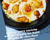 Une image de l'étape 6 de Velouté de chou fleur, Saint Jacques.