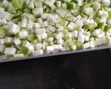 A picture of step 1 of Palak muthiya in lauki curry.