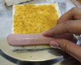 Foto langkah ke 4 dari resep Roti Gulung Sosis.
