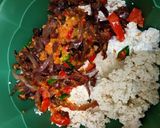 Foto langkah ke 4 dari resep Pepes Tahu Jamur Kuping.