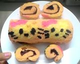 Foto langkah ke 12 dari resep Bolu gulung kukus Karakter so simple TANPA PENGEMBANG.
