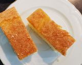 Foto del paso 2 de la receta: Pincho de Bizcocho con Papada ibérica, queso Gorgonzola y Anchoa