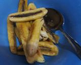 Foto langkah ke 1 dari resep Roti pisang coklat.