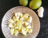 A picture of step 1 of Spicy Raw Mango Chutney 😋😋.