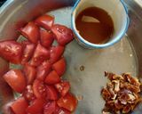 A picture of step 1 of Tomato dates Chutney.