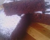 A picture of step 8 of Strawberry Chocolate Stove Top (mawe tatu) Gas Cake.