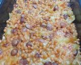 Csicseriborsós–virslis tepsis krumpli sajttal és tejszínnel🤗 recept fázis 5 fotója