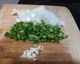 Foto del paso 1 de la receta: Arroz de coliflor con champis y shitake al jengibre