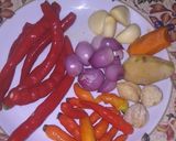 Foto langkah ke 2 dari resep Asam pedas telur tenggiri dan udang.