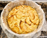 Foto del paso 6 de la receta: Tarta con queso mascarpone y manzanas laminadas