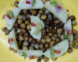 A picture of step 4 of Chole chat.