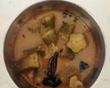 A picture of step 7 of Bhindi rasam (bendakaaya pulusu).