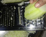 A picture of step 2 of Lauki ka Halwa.