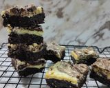 Foto langkah ke 8 dari resep Brownies Panggang cream cheese.