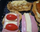 Foto del paso 5 de la receta: Milanesas con jamón y variedades