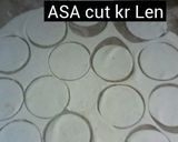 A picture of step 3 of Raj kachori.