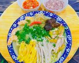 Hình bước làm 6 của món Bún Thang Hà Nội