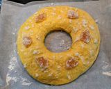 Foto del paso 12 de la receta: 182.👑👑👑Roscón de Reyes con 3 levados🍩