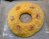 Foto del paso 12 de la receta: 182.👑👑👑Roscón de Reyes con 3 levados🍩