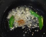 A picture of step 10 of Green Amarnath leaves sabzi.