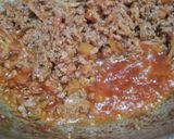 A picture of step 4 of White lobia with qeema.
