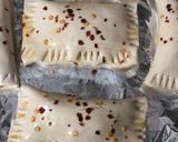 A picture of step 4 of Pig in a blankets Homemade chicken puffs.