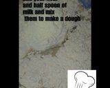 A picture of step 3 of Coconut bread.