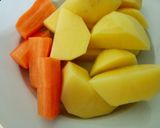 Hình bước làm 1 của món Bánh Khoai Chiên Xù