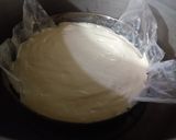 A picture of step 2 of Basic vanilla sponge.