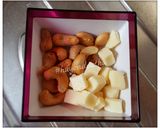 Hình bước làm 3 của món #cleaneating Salad Gà, Hạt điều và Phômai