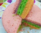 Foto langkah ke 10 dari resep 💜 Rainbow Cake Ekonomis~.