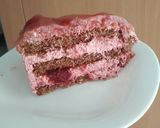 Epres-meggyes torta desszert recept fázis 6 fotója