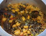 A picture of step 6 of Fresh mix vegetables spicy veg pulao.