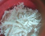 Hình bước làm 1 của món Măng xào gan gà/lòng gà