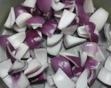 A picture of step 1 of Bhindi Do Pyaza.