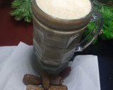 A picture of step 2 of Date + coconut goodness.