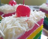 Foto langkah ke 9 dari resep 208. Rainbow Cake Ny.Liem versi Kukus Lapis ButterCream,Lembuuut.