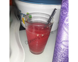 A picture of step 1 of Watermelon and orange juice.