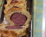 Une image de l'étape 5 de Saucisson brioché.