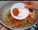 A picture of step 4 of Pav Bahji.