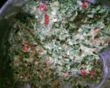 A picture of step 3 of Kumbhaniya Bhajiya.