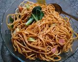 Foto langkah ke 4 dari resep Bibim Guksu Fusion.