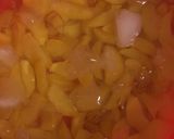 Hình bước làm 2 của món Đào ngâm và trà đào