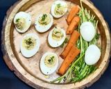 A picture of step 3 of Deviled eggs.