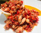 Foto langkah ke 4 dari resep Baby cumi sambal bawang.
