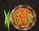 A picture of step 2 of Sem fali/ valor instant pickle.